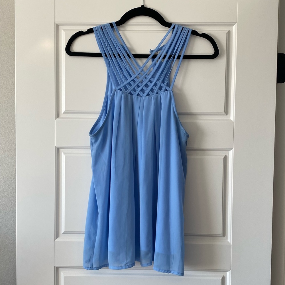 Women’s Summer Light Blue Tank Top